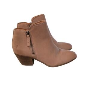 Frye Womens Judith Double‎ Zip Ankle BOOTIES Size 7